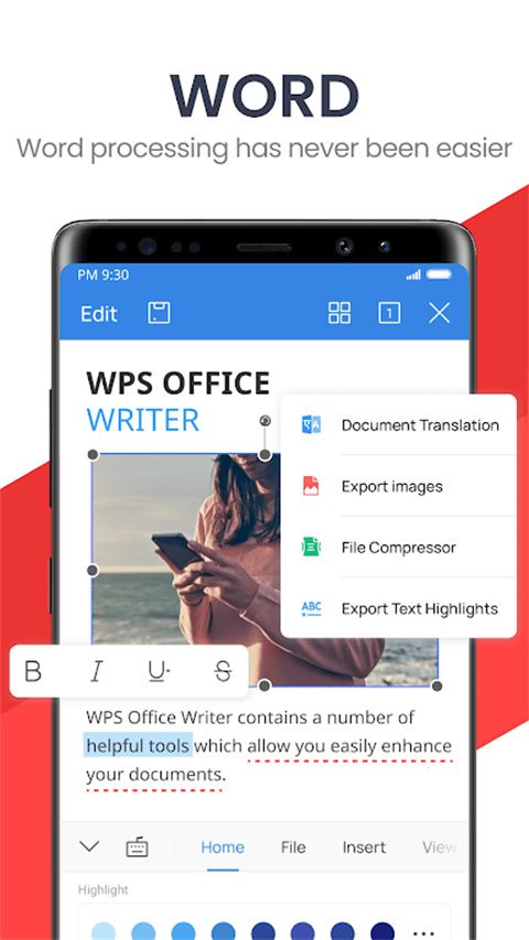 WPS Office国际高级版手机赚钱软件截图5