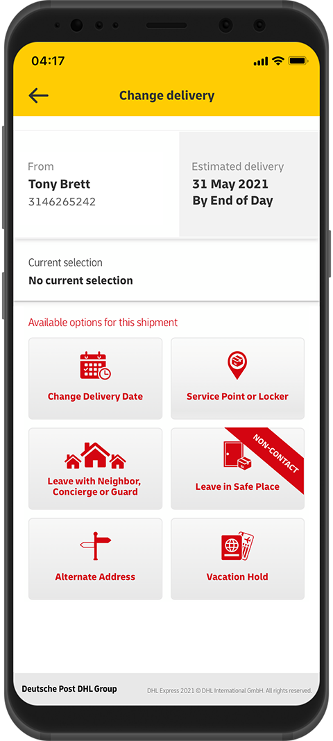 DHL国际快递app手机赚钱软件截图1