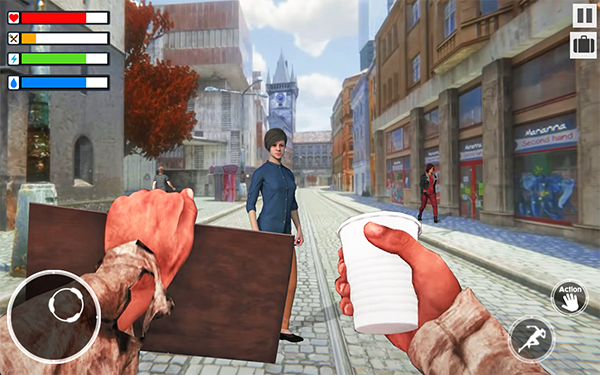 流浪汉模拟器手机版(Tramp Simulator Homeless Games)手机赚钱软件截图3