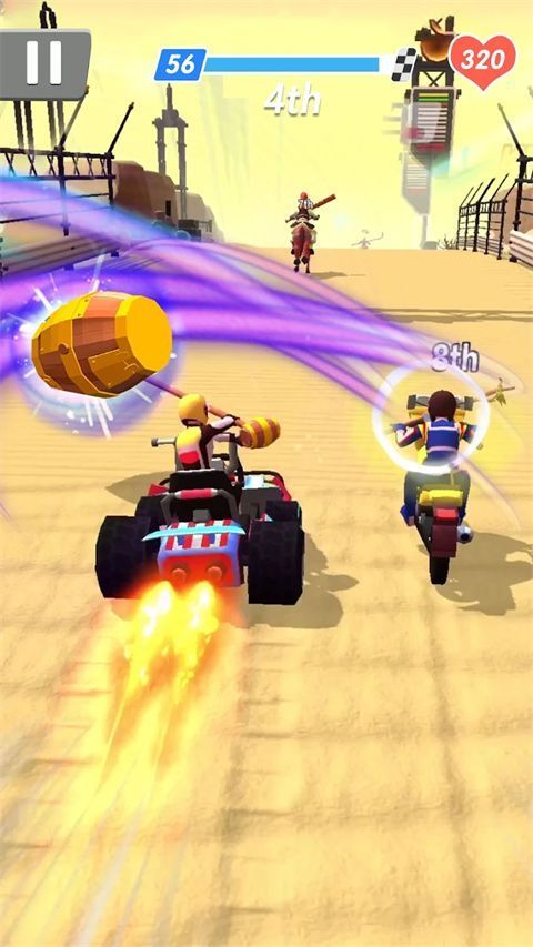 赛车粉碎中文版(Racing Smash 3D)手机赚钱软件截图1