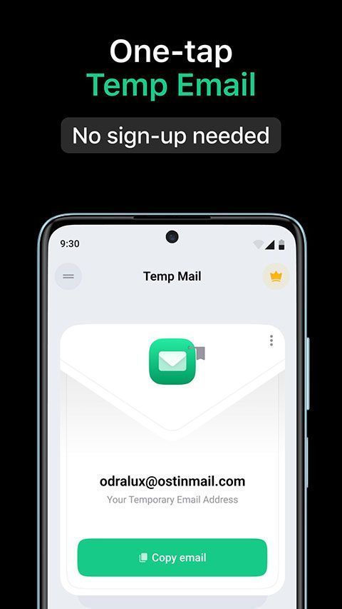 TempMail官方版手机赚钱软件截图1