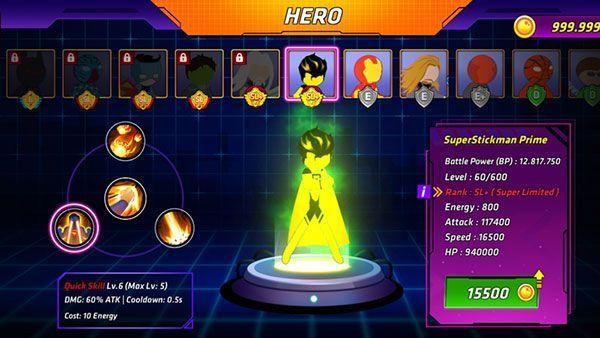 超级火柴人英雄战斗手机版(SuperStickmanHeroes)手机赚钱软件截图2