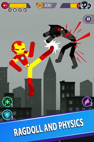 火柴人之战超级影子官方版(Stickman Battle)手机赚钱软件截图2