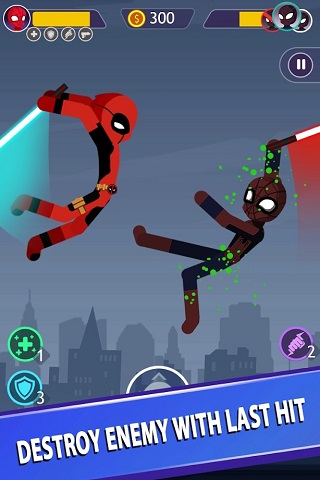 火柴人之战超级影子官方版(Stickman Battle)手机赚钱软件截图1