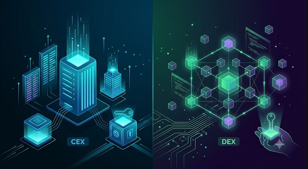 CEX和DEX有什么区别?一文看懂中心化与去中心化交易所内核差异