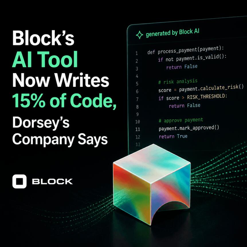 Block’s Ai Tool Now Writes 15% Of Code, Dorsey’s Company Says